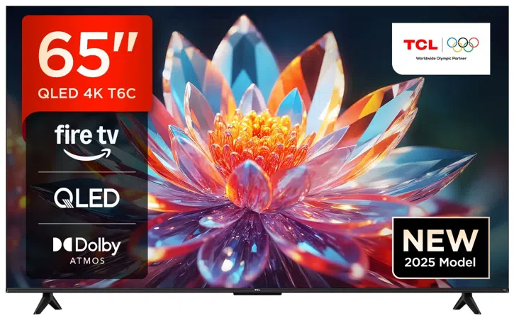 TCL 65 Inch T6CUK Series QLED 4K Google TV