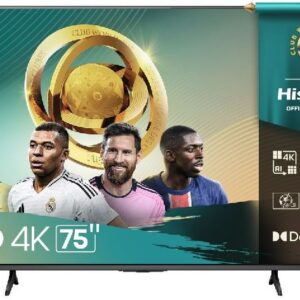 Hisense 75 Inch A6Q Ultra HD Smart TV