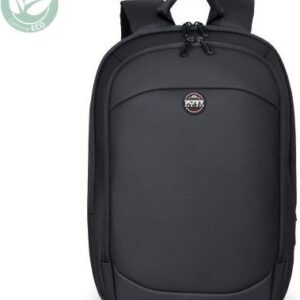 Port Eco Chicago Evo Expandable 16 Inch Backpack Black