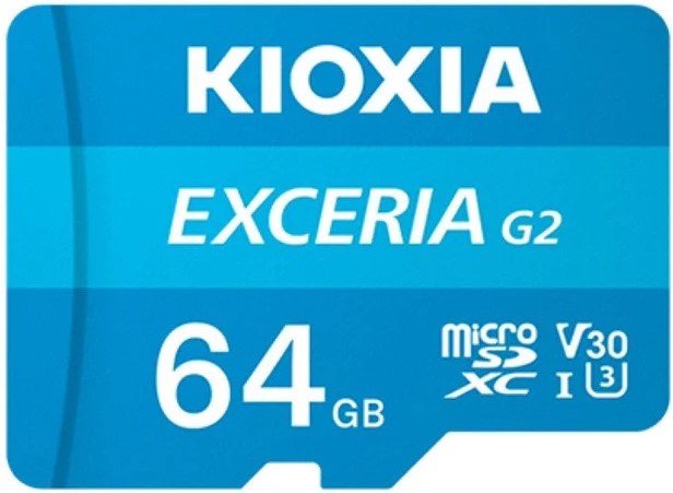 Kioxia Exceria G2 MicroSDXC 64GB Memory Card