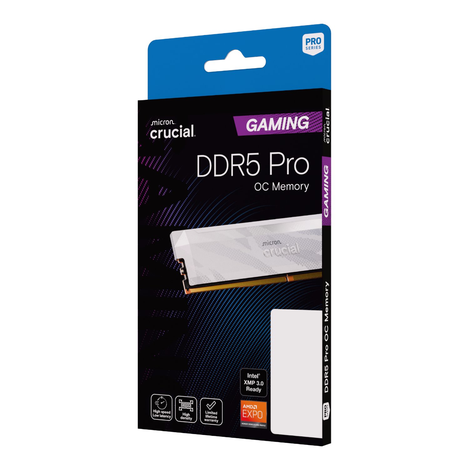 Crucial Pro 16GB 6400Mhz DDR5 Desktop OC Gaming Memory - White - Image 6