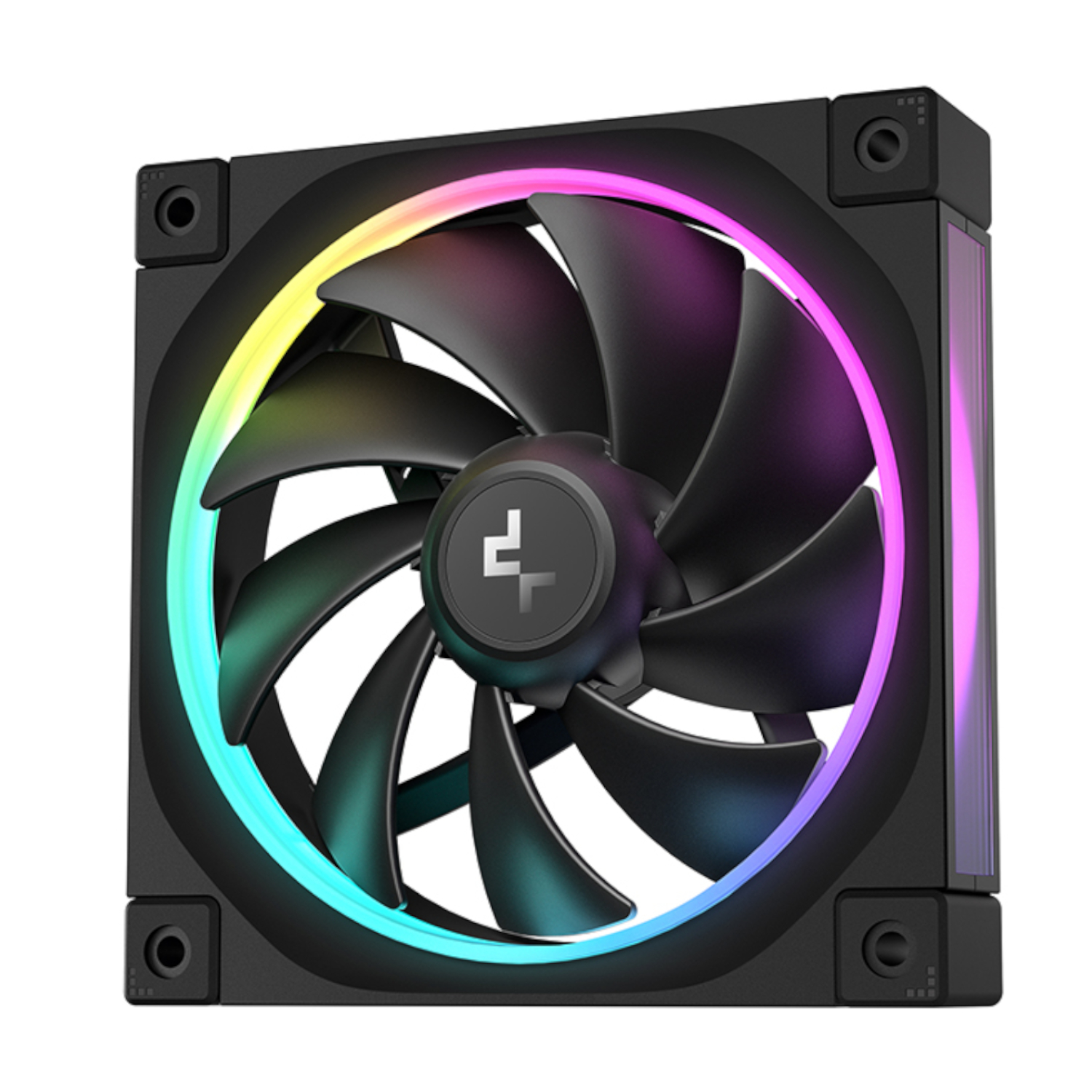 DeepCool FL12 3-in-1 ARGB 120mm Fan 3 Pack - Black - Image 2