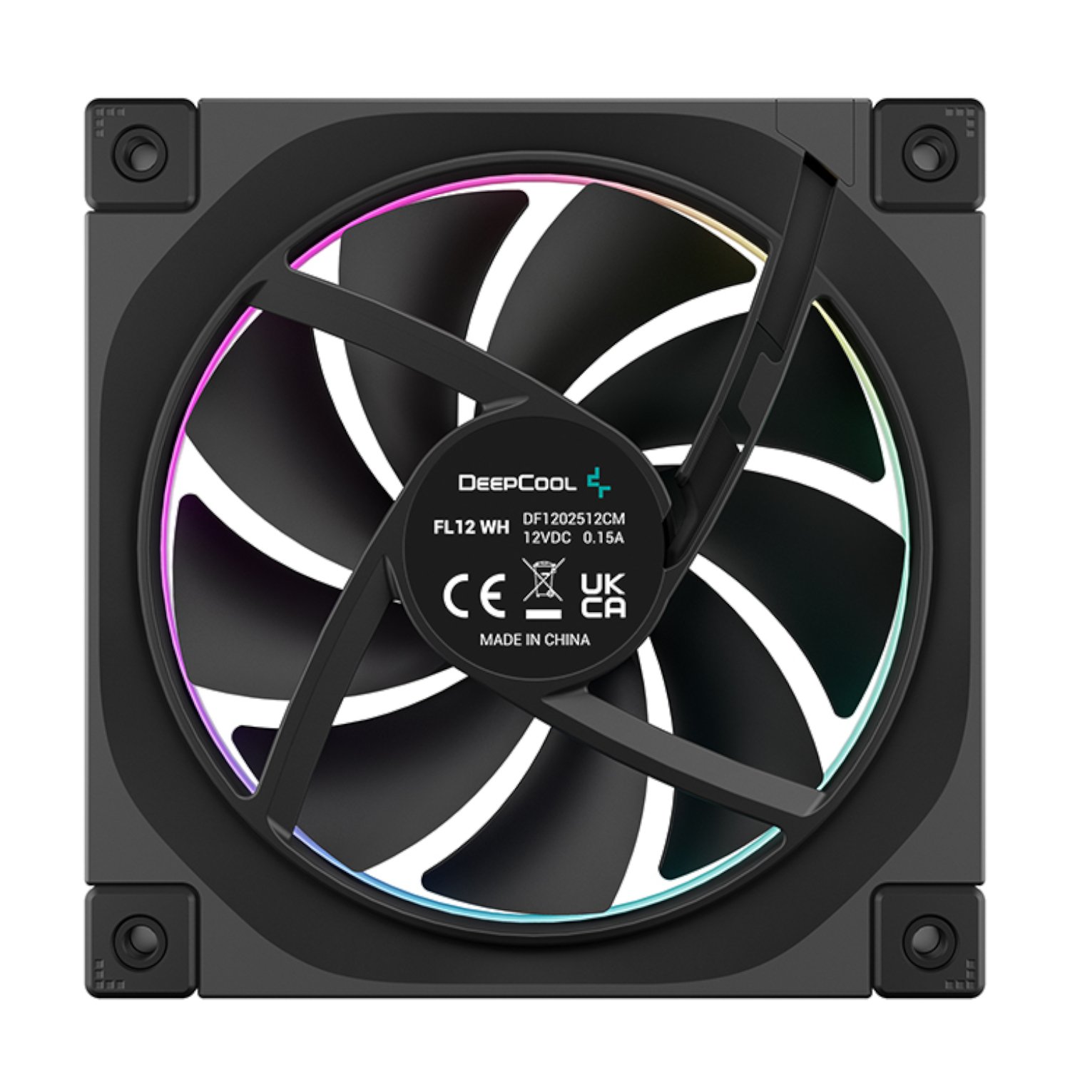 DeepCool FL12 3-in-1 ARGB 120mm Fan 3 Pack - Black - Image 5