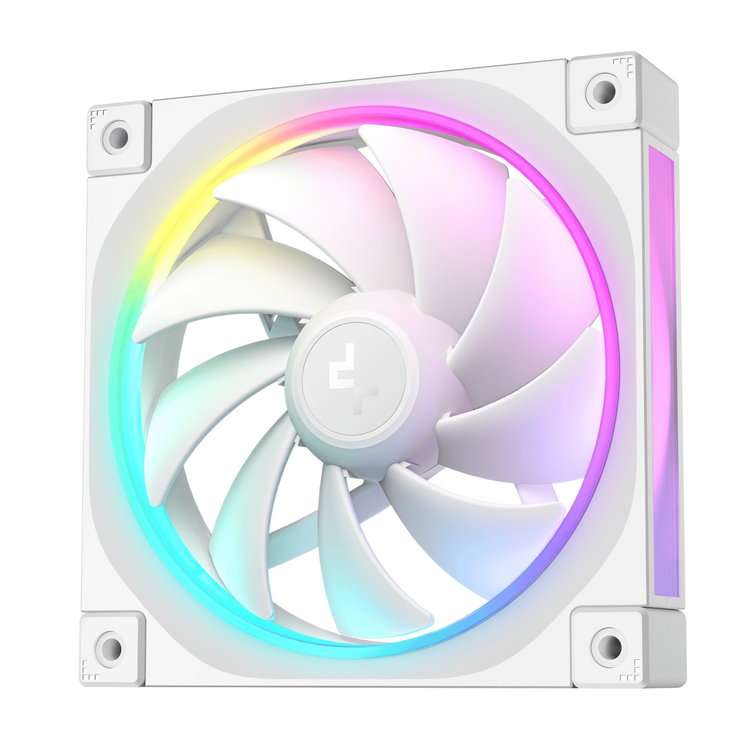 DeepCool FL12 3-in-1 ARGB 120mm Fan 3 Pack - White - Image 2