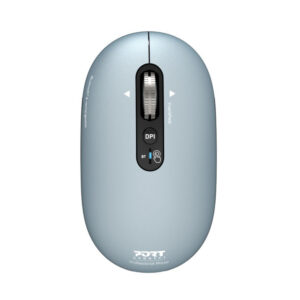 Port Connect PURE MAC Rechargeable Wireless and Bluetooth Mouse - Storm