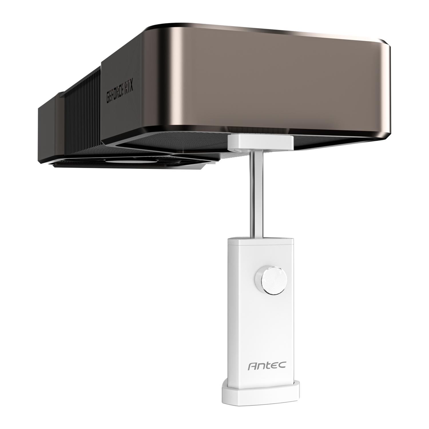 Antec I Shape Prism Metal Adjustable GPU Support Stand - White - Image 2