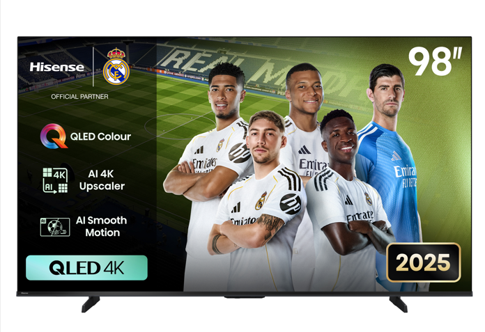 Hisense 98 Inch VIDAA U8 144Hz QLED Smart TV