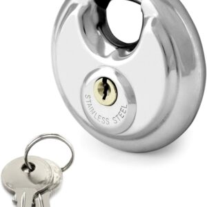 Noble 70mm Stainless Steel Disc Padlock