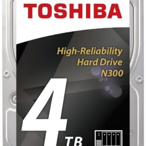 Toshiba 4TB N300 SATA III 3.5 Inch Hard Drive