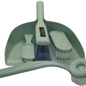 Casey 5 Peace Handheld Dust Pan And Brush Set Light Green