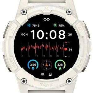 Kospet Tank S2 Ultra 1.32 Inch Amoled White Smartwatch