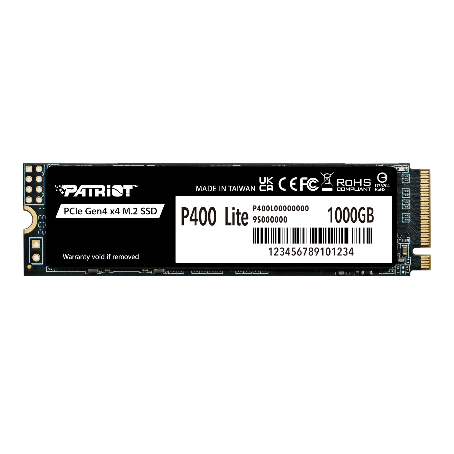 Patriot P400 Lite 1TB M.2 PCIe Gen 4 x4 NVMe SSD