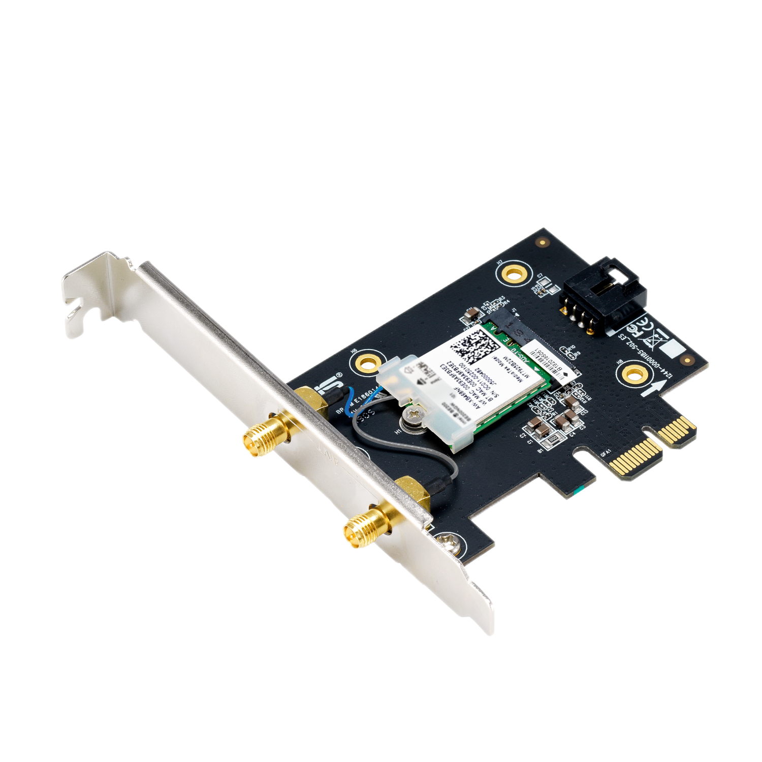 ASUS Wi-Fi 7 Tri-Band PCIe Wireless Adapter with Bluetooth 5.4 – Black - Image 3