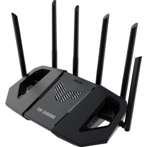 ASUS TUF Gaming BE6500 Wi-Fi 7 Dual-Band Gaming Router – Extendable with Quad 2.5Gb Ports