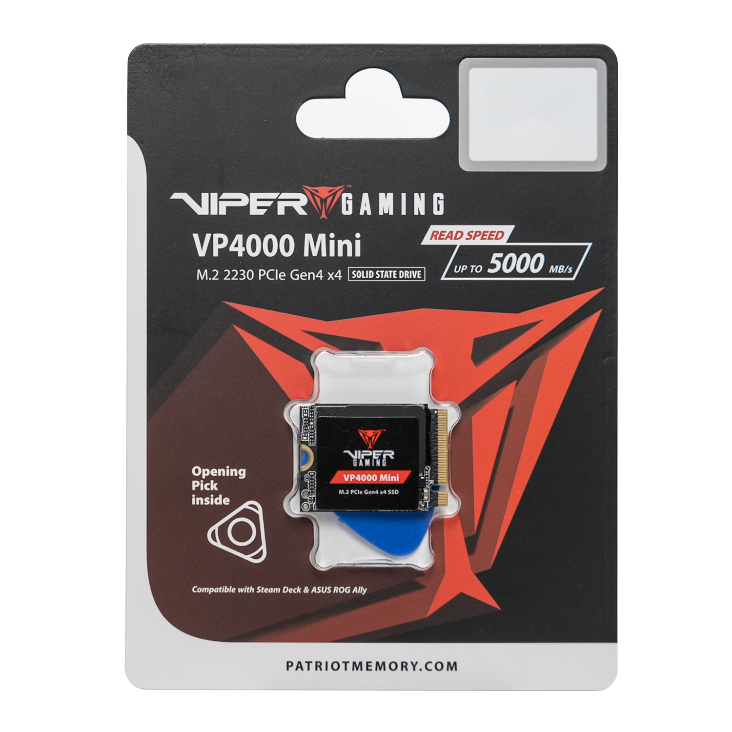 Patriot Viper VP4000 Mini 500GB M.2 2230 PCIe Gen4x4 SSD - Image 5